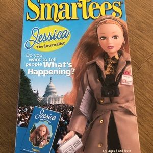 Vintage Smartees Jessica the Journalist Doll & Storybook